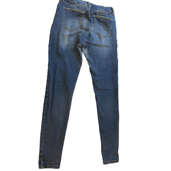 Wax Jean Womens Jegging Jeans Stretch Mid Rise Five Design Pockets Blue Size 9 - Picture 2 of 11